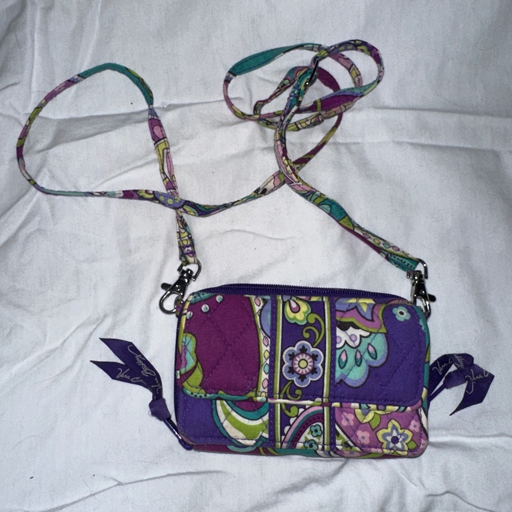 Vera Bradley crossbody/wristlet in Heather